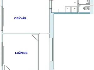 Pronájem bytu 2+1, Kladno, 59 m2