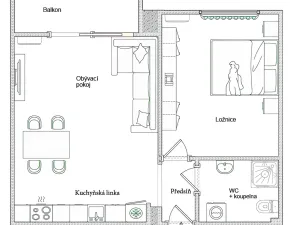 Prodej bytu 2+kk, Orikumi, Albánie, 44 m2