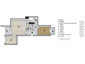 Pronájem bytu 3+kk, Praha - Dejvice, Heinemannova, 76 m2