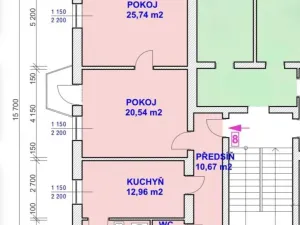 Pronájem bytu 2+1, Opava - Kateřinky, Kolofíkovo nábřeží, 79 m2