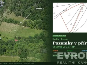 Prodej pozemku, Beroun, 2017 m2