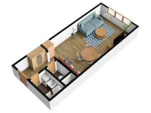 Prodej bytu 1+kk, Tábor, Havanská, 30 m2