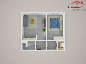 Prodej bytu 2+kk, Ústí nad Labem - Severní Terasa, Poláčkova, 42 m2