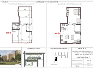 Prodej bytu 2+kk, Shengjin, Albánie, 60 m2