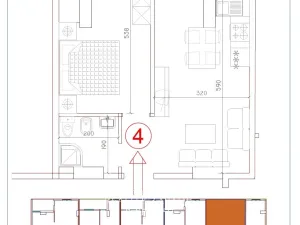 Prodej bytu 2+kk, Shengjin, Albánie, 60 m2