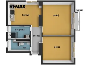 Pronájem bytu 3+kk, Vroutek, Nádražní, 60 m2