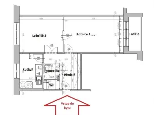 Pronájem bytu 2+1, Praha - Veleslavín, Na Petřinách, 45 m2