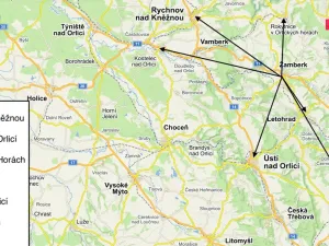 Pronájem výrobních prostor, Žamberk, Čs. armády, 244 m2