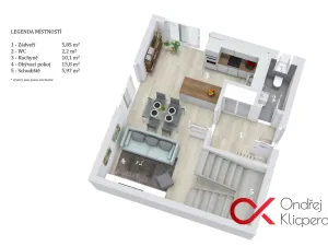 Prodej bytu 3+kk, Tuchoměřice, Nad Lávkou, 85 m2
