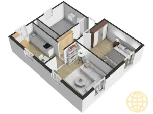Prodej bytu 2+1, Mníšek pod Brdy, Skalecká, 54 m2