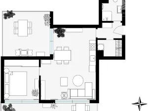 Prodej bytu 2+kk, Praha - Vysočany, V Předním Hloubětíně, 80 m2