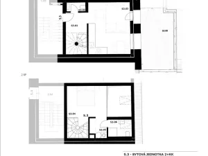 Pronájem bytu 2+kk, Písek, Gregorova, 54 m2