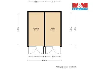 Prodej chaty, Oslnovice, 76 m2