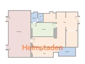 Pronájem kanceláře, Havířov-Šumbark, nám. T. G. Masaryka, 120 m2