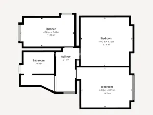 Prodej bytu 2+1, Zlín, Fügnerovo nábřeží, 64 m2