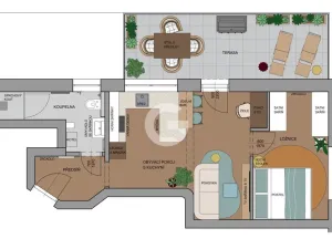 Prodej bytu 1+kk, Zlín, Horní Vršava IV, 64 m2
