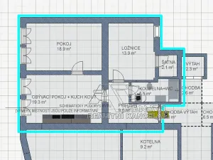 Pronájem bytu 2+1, České Budějovice, 65 m2