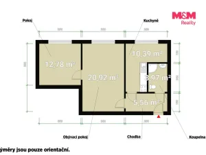 Pronájem bytu 2+1, Plzeň - Doubravka, Smrková, 56 m2