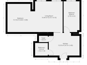 Pronájem bytu 2+1, Praha - Vokovice, Kladenská, 49 m2