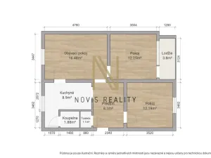 Pronájem bytu 3+1, Bor, Borská, 67 m2