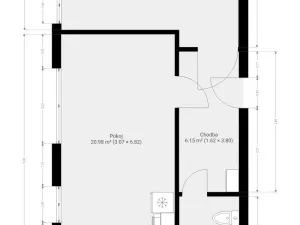 Pronájem bytu 1+1, Brno, Slovinská, 45 m2