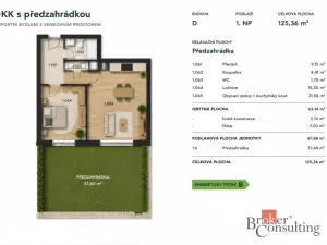Pronájem bytu 2+kk, Plzeň - Jižní Předměstí, Měděná, 62 m2