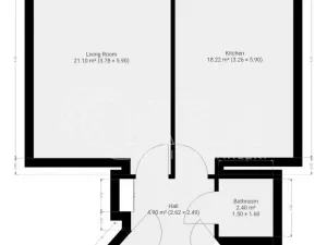 Pronájem bytu 2+kk, Praha - Holešovice, U průhonu, 48 m2