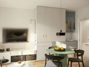 Prodej bytu 1+kk, Brandýs nad Labem-Stará Boleslav - Stará Boleslav, Nábřeží, 26 m2