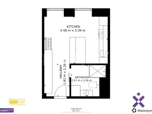 Prodej bytu 1+kk, Zlín, Lorencova, 28 m2