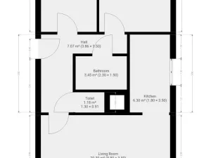 Pronájem bytu 3+kk, Praha - Kobylisy, Šimůnkova, 61 m2