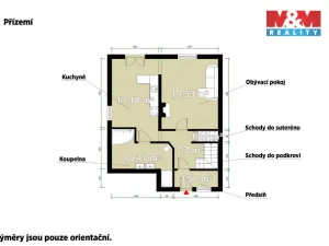Prodej rodinného domu, Loděnice - Jánská, Horní, 105 m2