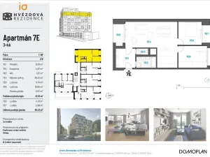 Pronájem bytu 3+kk, Brno, Hvězdová, 90 m2