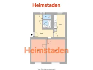 Pronájem bytu 2+1, Havířov - Město, Na Nábřeží, 55 m2