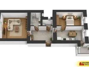 Prodej bytu 2+1, Brno, Výstavní, 62 m2