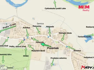 Prodej komerčního pozemku, Semice, 1554 m2