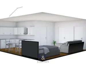 Pronájem bytu 1+kk, Mimoň, Nádražní, 29 m2