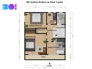 Prodej rodinného domu, Kralice na Hané, Tyršova, 190 m2