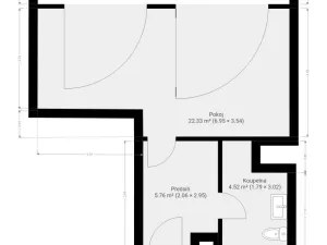 Pronájem bytu 2+kk, Brno - Zábrdovice, Příční, 36 m2