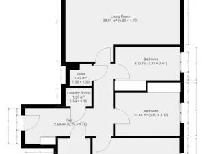 Pronájem bytu 4+kk, Praha - Kamýk, Zimova, 90 m2