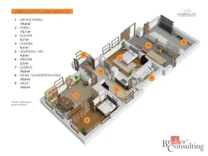 Prodej rodinného domu, Proseč - Miřetín, 73 m2