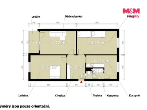 Prodej bytu 3+1, Horní Bříza, U Husa, 79 m2
