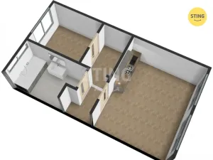 Prodej bytu 2+kk, Žďár nad Sázavou, Nádražní, 49 m2