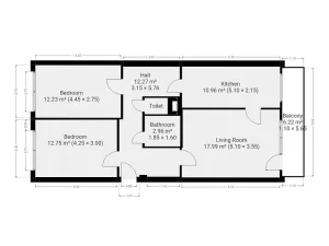 Pronájem bytu 3+1, Praha, Janského, 74 m2