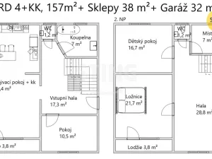 Prodej rodinného domu, Grygov, K Nádraží, 227 m2