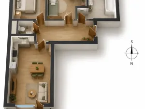 Prodej bytu 3+kk, Praha - Hostivař, Arnošta Staňka, 68 m2