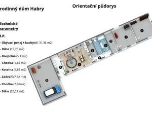 Prodej rodinného domu, Habry, Pražská, 150 m2