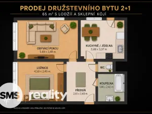 Prodej bytu 2+1, Ostrava - Moravská Ostrava, Mariánskohorská, 60 m2