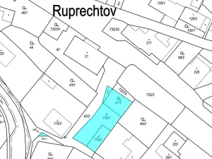 Dražba pozemku pro bydlení, Ruprechtov, 536 m2