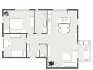 Pronájem bytu 3+kk, Bravantice, 86 m2