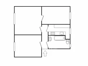 Pronájem bytu 3+1, Benešov, Žižkova, 59 m2